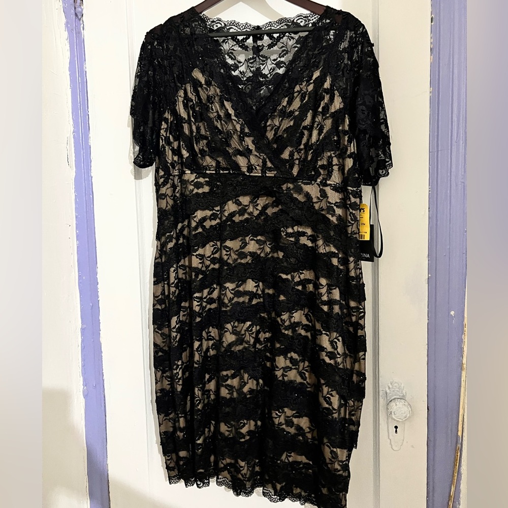 Black Marina Dress Plus Size